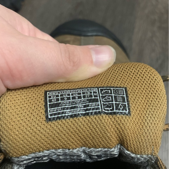 Keen Targhee hiking boots brown waterproof men's size 9 - Picture 9 of 9